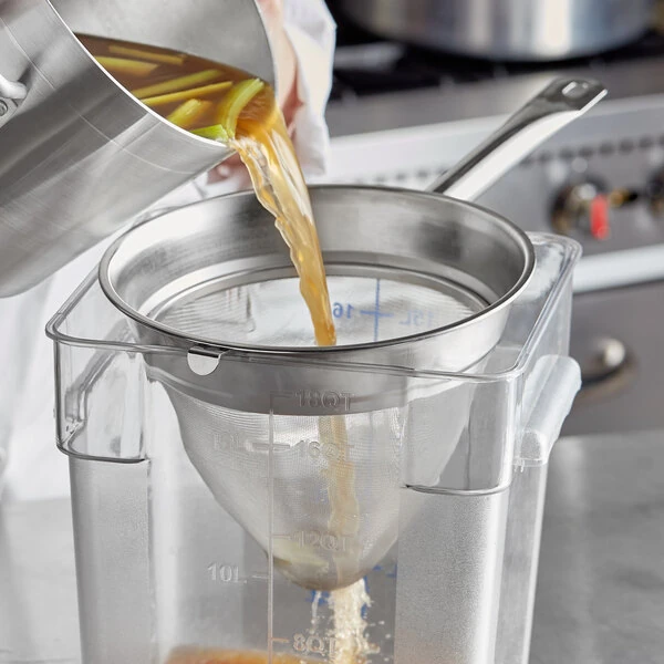 Choice 10" Stainless Steel Bouillon / Chinois Strainer