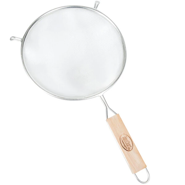 TableCraft 94 8" Fine Tin Single Mesh Strainer