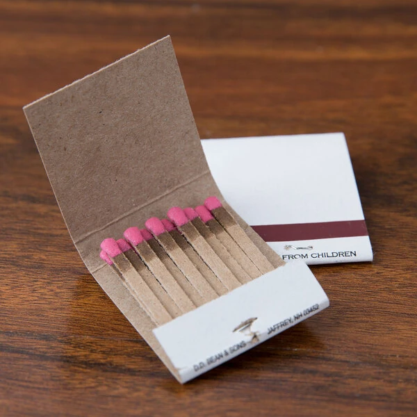 D.D. Bean & Sons Co 20-Strike Bulk Matchbooks - 2,000/Case