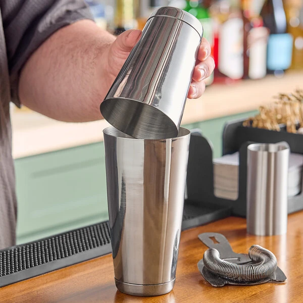Barfly® 28 oz. & 18 oz. Stainless Steel 2-Piece Cocktail Shaker M37152