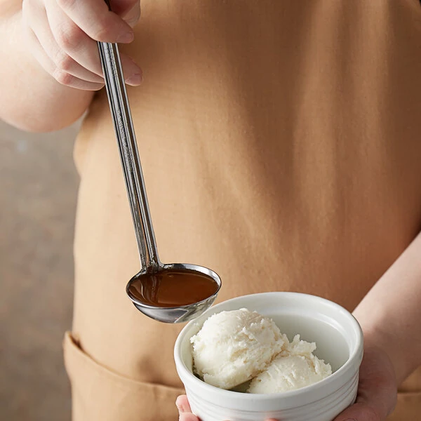 Vollrath 46811 1 oz. Stainless Steel One-Piece Ladle