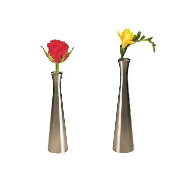 DecorVase, Decorative Vase, Stainless Steel, 17 cm Height