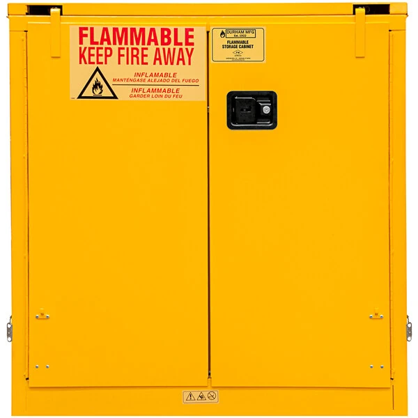 Durham Mfg 30 Gallon Self-Closing Steel Flammable Liquids Storage Cabinet 1030S-50