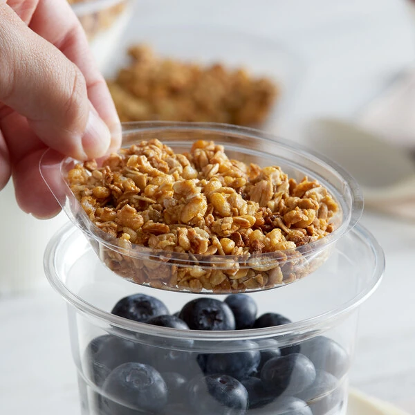 Choice 2 oz. Clear PET Parfait Insert - 1,000/Case