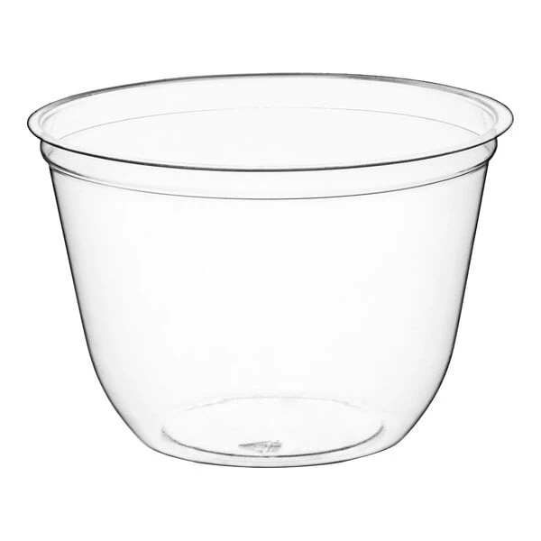 WNA Comet Signature 10 oz. Clear PET Plastic Dessert Cup - 1,000/Case