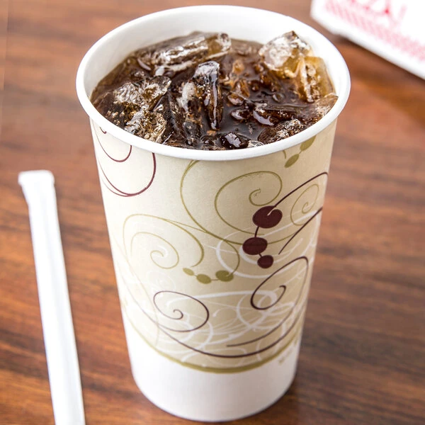 Solo RP16P-J8000 Symphony 16-18 oz. Poly Paper Cold Cup - 1,000/Case