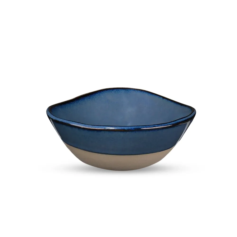 Don Bellini, Porcelain Bowl, 23 cm Diameter, Blue