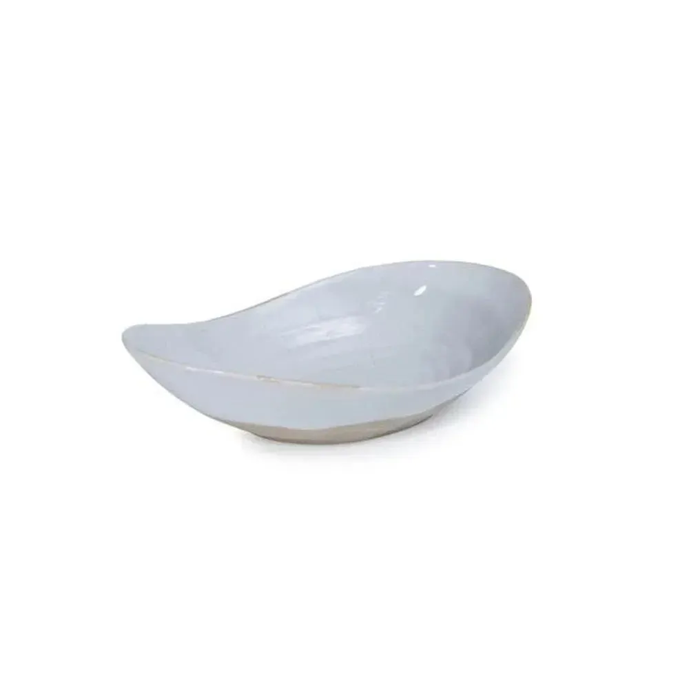 Don Bellini, Porcelain Bowl, Boat Shaped, White