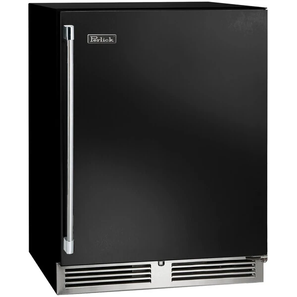 Perlick HB24WS4 24" Black ADA Compliant Single Door Undercounter Wine Refrigerator