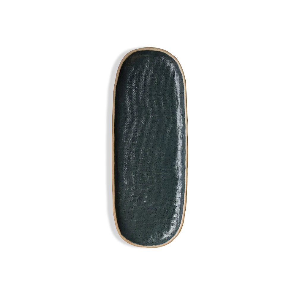 Don Bellini, Porcelain Platter, Midnight Blue, 38 cm Length
