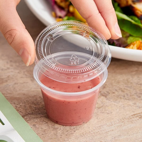 Clear Souffle and Portion Cups & Lids