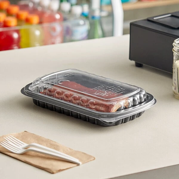Black Disposable Serving and Catering Trays