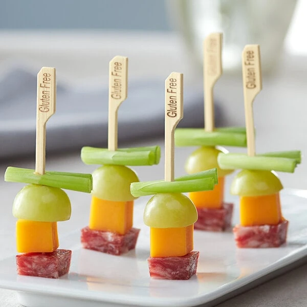 Gluten Free Food Picks, Cocktail Picks and Skewers