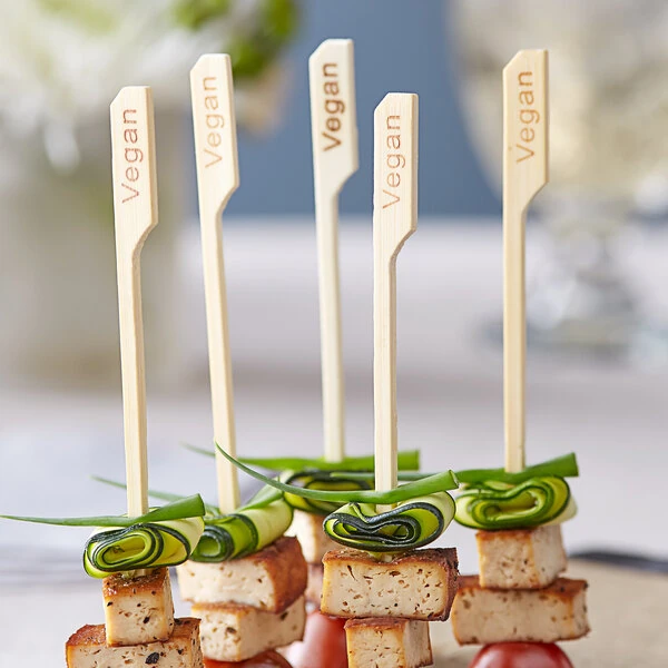 Vegan Food Picks, Cocktail Picks and Skewers