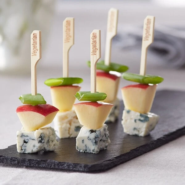 Vegetarian Food Picks, Cocktail Picks and Skewers