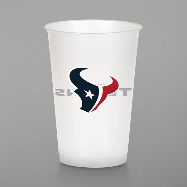 NFL Team Logo Disposable Plastic Cups