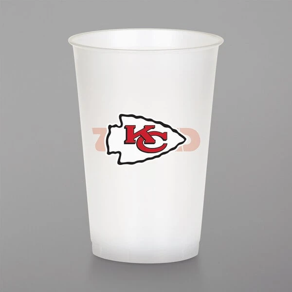 Creative Converting Kansas City Chiefs 20 oz. Plastic Cup - 96/Case