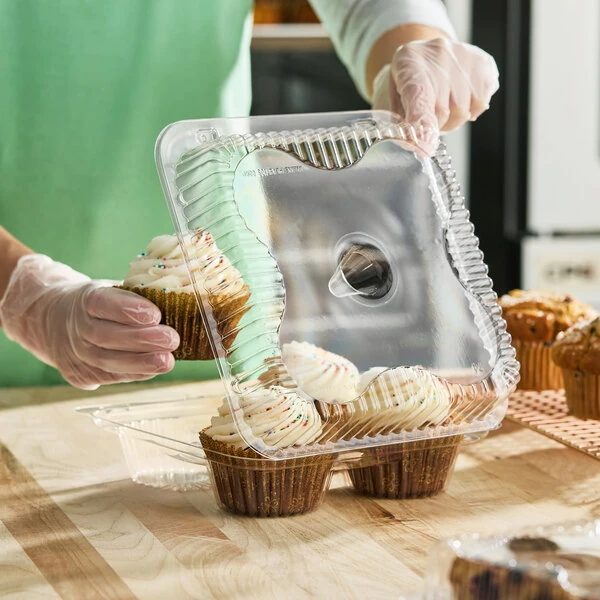 Jumbo Cupcake and Muffin Take-Out Containers