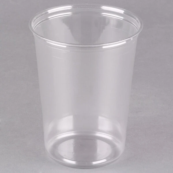 Fabri-Kal Alur 32 oz. Recycled Clear PET Plastic Round Deli Container - 500/Case