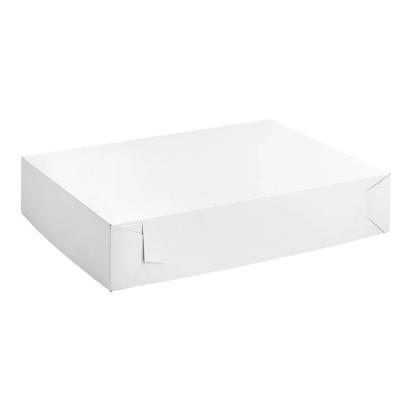 Southern Champion 19 1/2" x 14" x 4" White Half Sheet Cake / Bakery Box - 100/Case