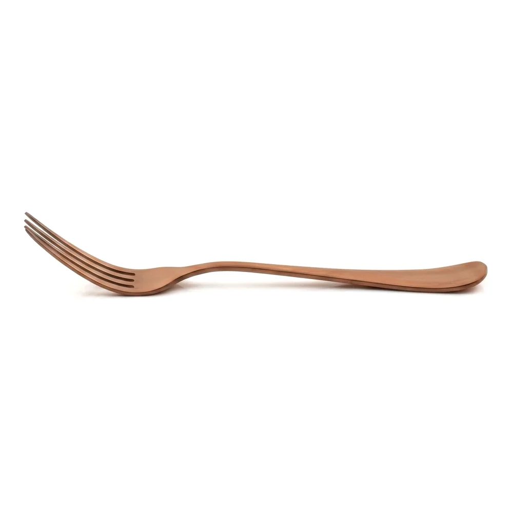 Furtino England Baguette Dessert Fork Matt Copper