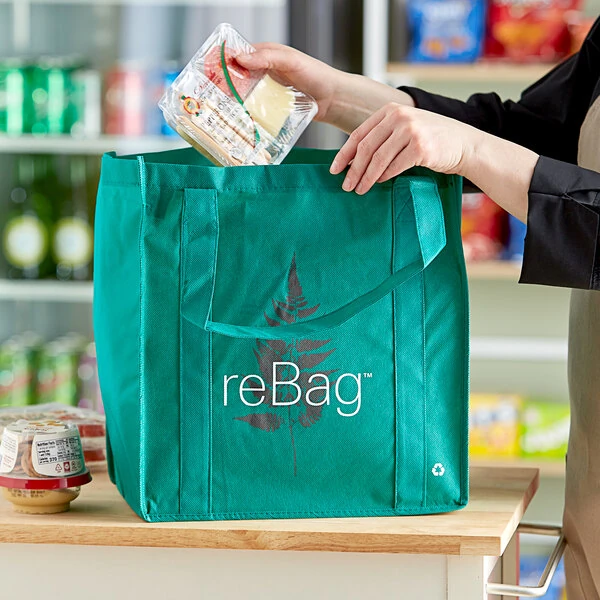 ReBag Reusable Green Grocery Bag - 50/Case