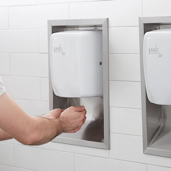 White Electric Hand Dryers