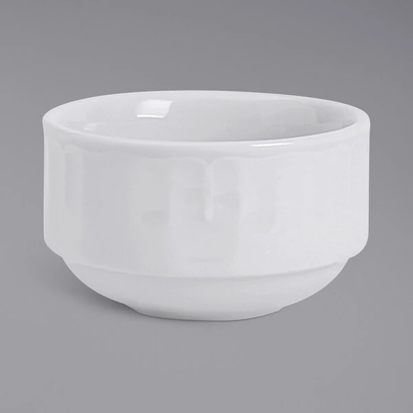 Tuxton TuxTrendz Charleston Bright White China Dinnerware