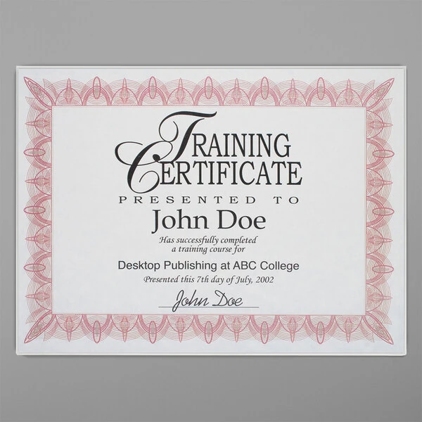 Picture Frames and Document Frames