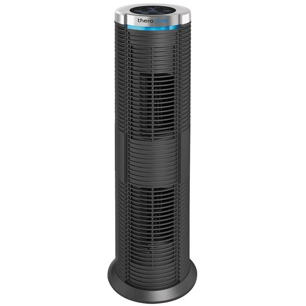 Therapure TPP240 Black Tower Air Purifier - 221 Square Feet