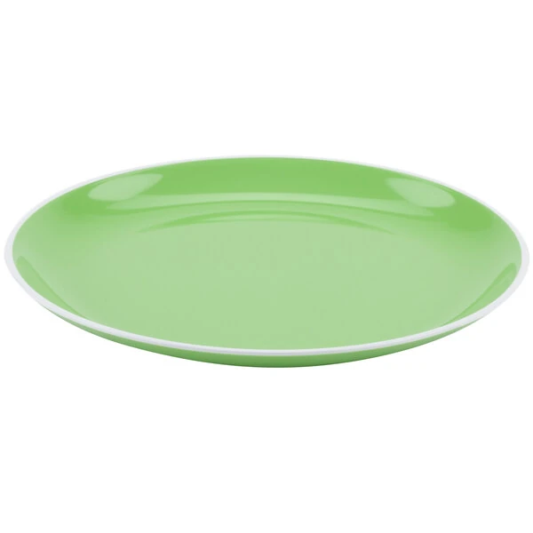 Green Melamine Plates