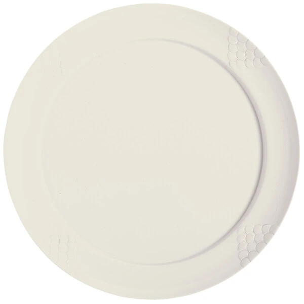 GET RP-20-IV 20" Ivory Sonoma Melamine Plate - 6/Case