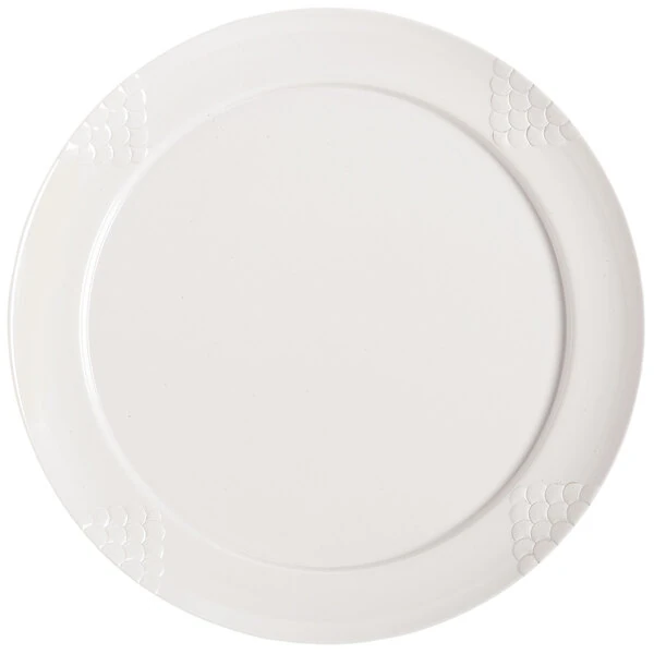 GET RP-20-WH 20" White Sonoma Melamine Plate - 6/Case