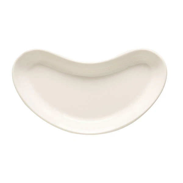 GET SD-07-IV 8 3/4" Ivory Curved Side Dish - 24/Case