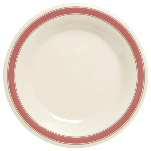 GET WP-12-OX Diamond Oxford 12" Wide Rim Plate - 12/Case