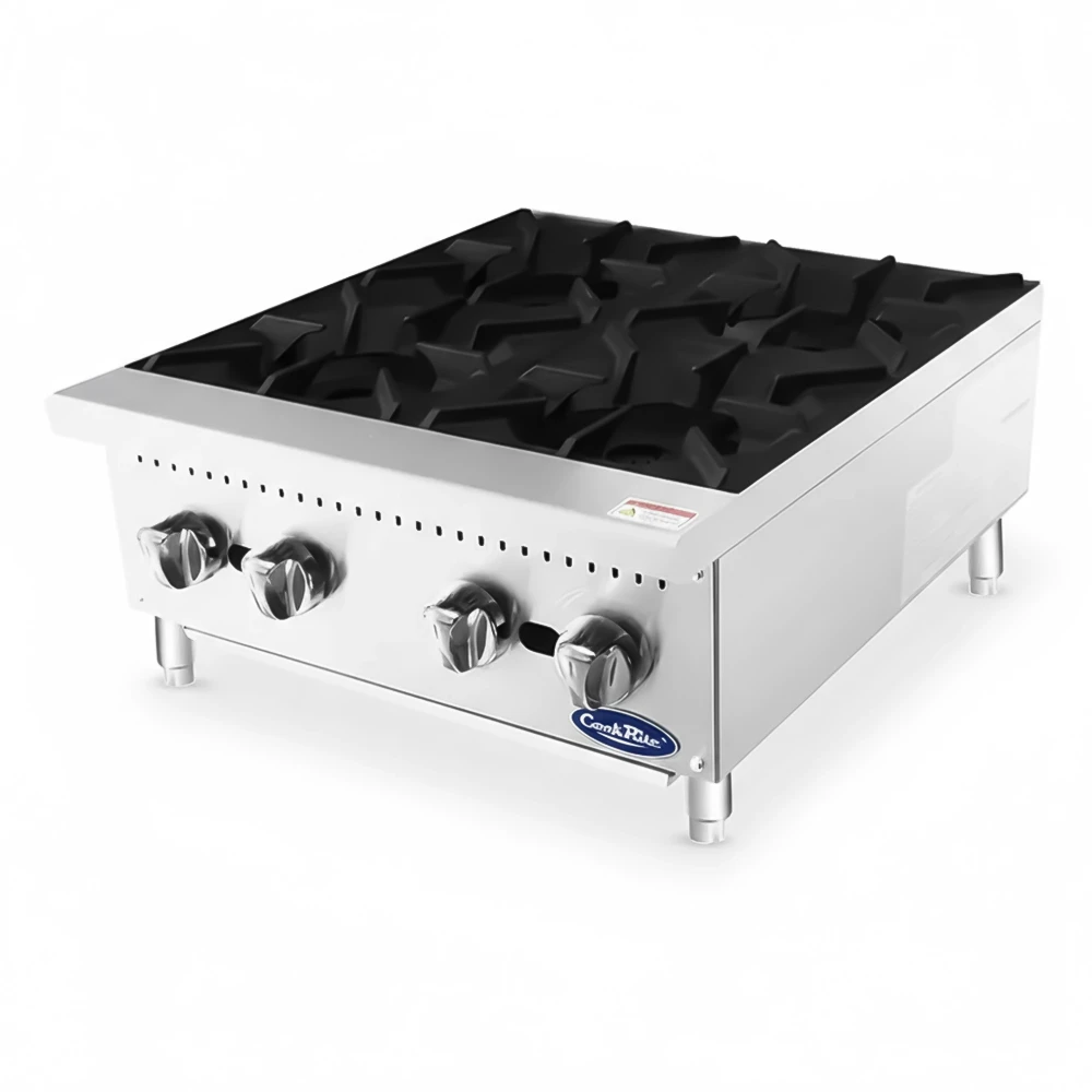 Atosa, Hot Plates Cooktop, 4 Burners, 7.33 kW Burner Power