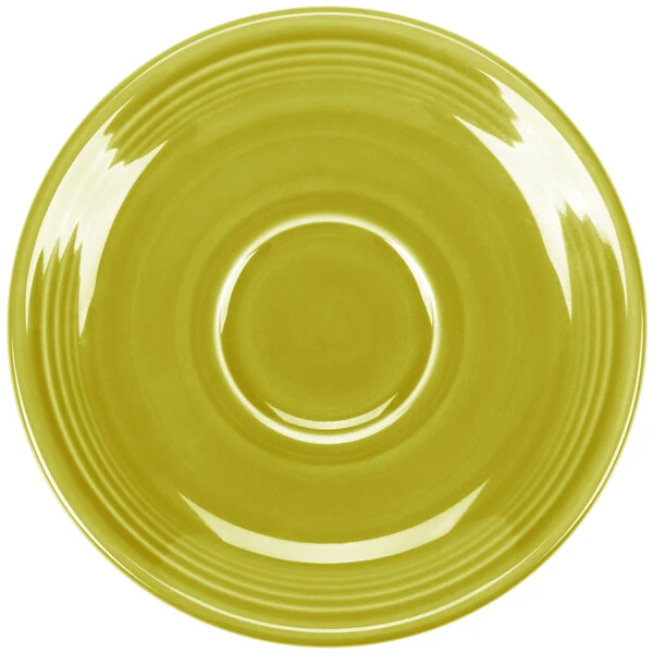 Fiesta® Dinnerware from Steelite International HL470332 Lemongrass 5 7/8" China Saucer - 12/Case