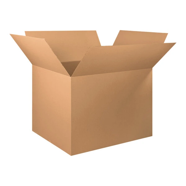 Lavex 48" x 40" x 36" Kraft Corrugated RSC Shipping Box - 5/Case