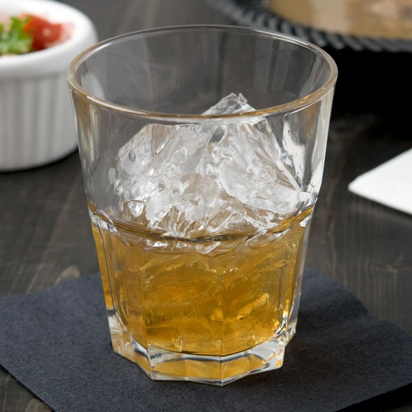 Arcoroc J2614 Granite 9 oz. Stackable Tall Rocks / Old Fashioned Glass by Arc Cardinal - 48/Case