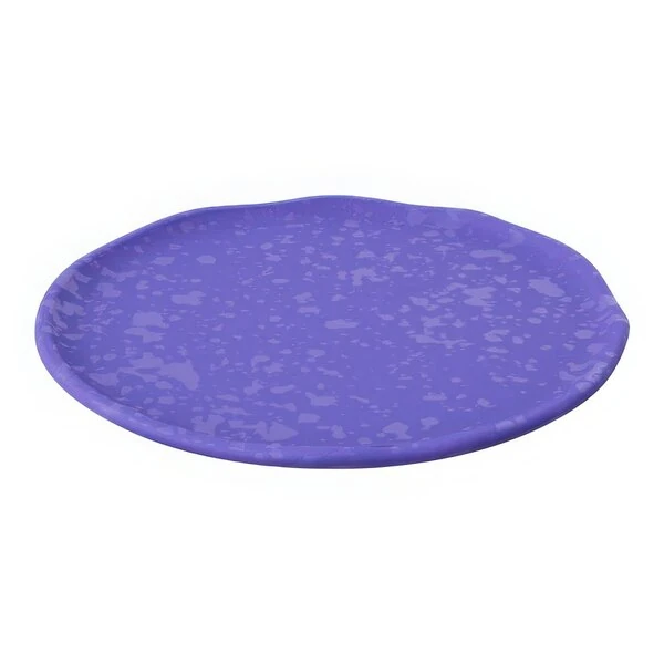 Dalebrook Mineral from Global Tableware Collective 8" Blue Crackle Melamine Plate - 6/Case