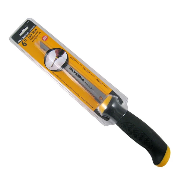 Olympia Tools 34-000 6" Jab Saw with Steel Blade and Non-Slip Grip Ergonomic Handle