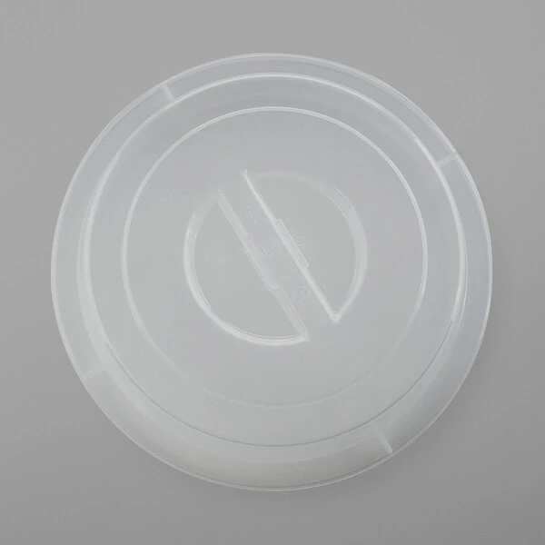 Schonwald Donna Senior 9 1/2" Semi-Translucent Polypropylene Round Plate Cover - 6/Case