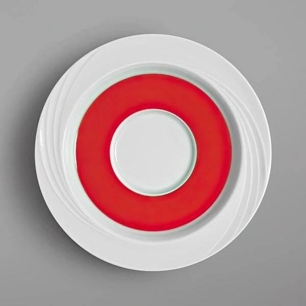 Red China Cups, Mugs, and Saucers