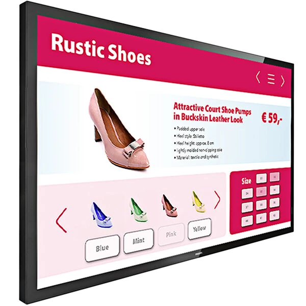 Philips T-Line BDL3452T 55" 4K UHD 20-Point Touchscreen Commercial and Signage Display Television