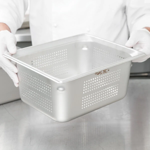 Perforated Stainless Steel Steam Table Pans and Hotel Pans