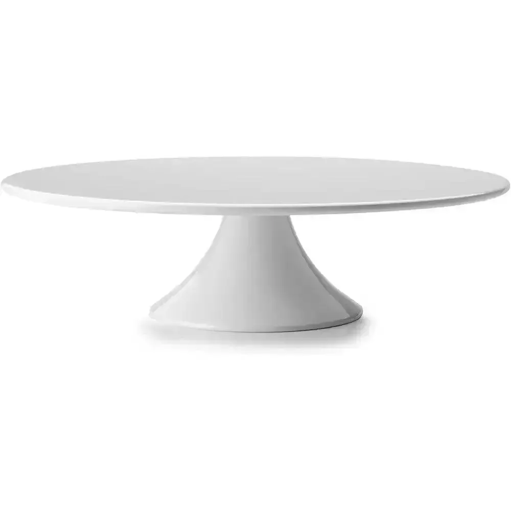 Lacor, Cake Stand, Melamine, White, 33 cm Diameter