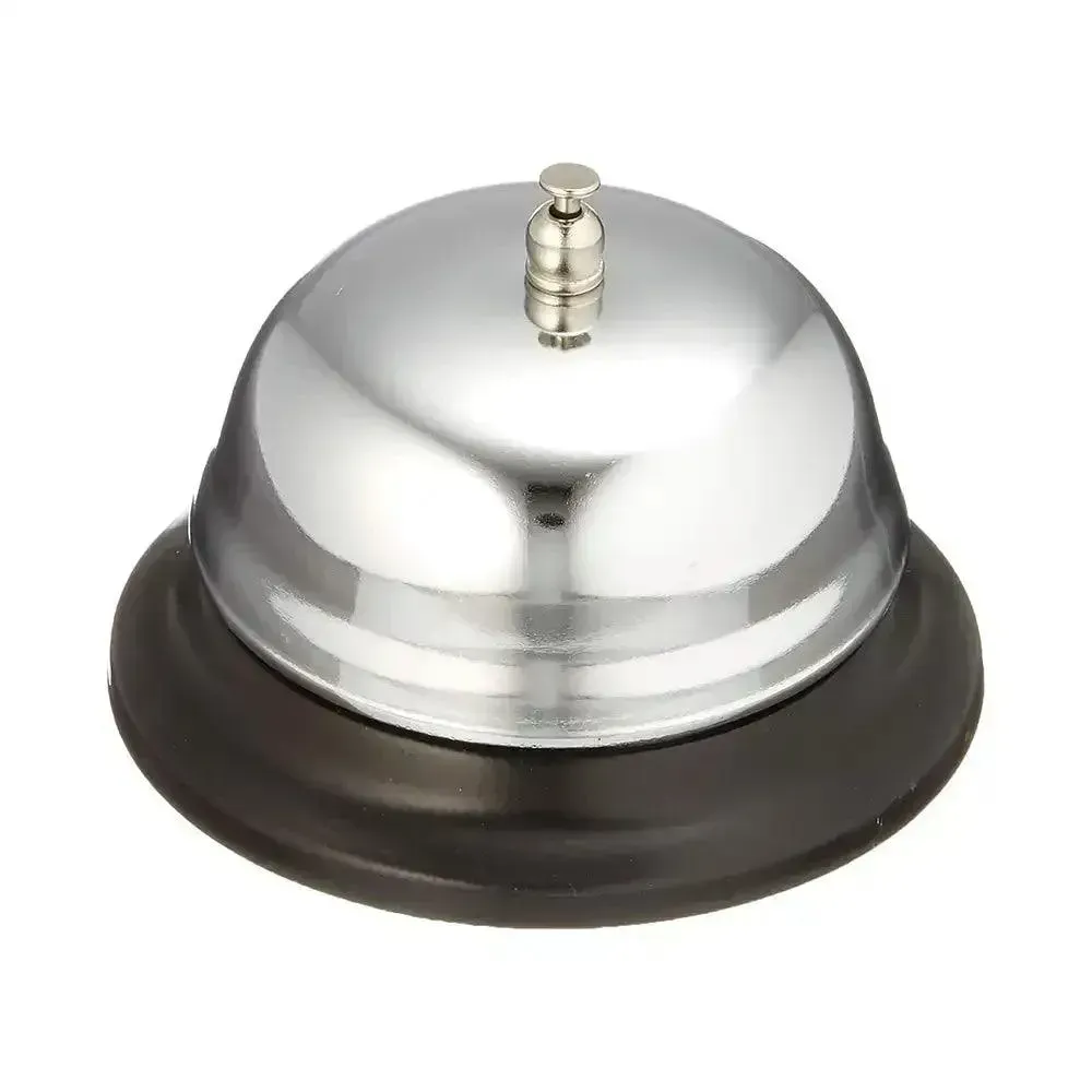 Lacor, Counter Call Bell, Stainless Steel, 10 cm Diameter
