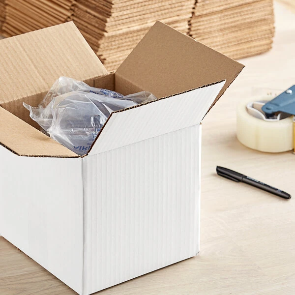White Cardboard Shipping & Moving Boxes