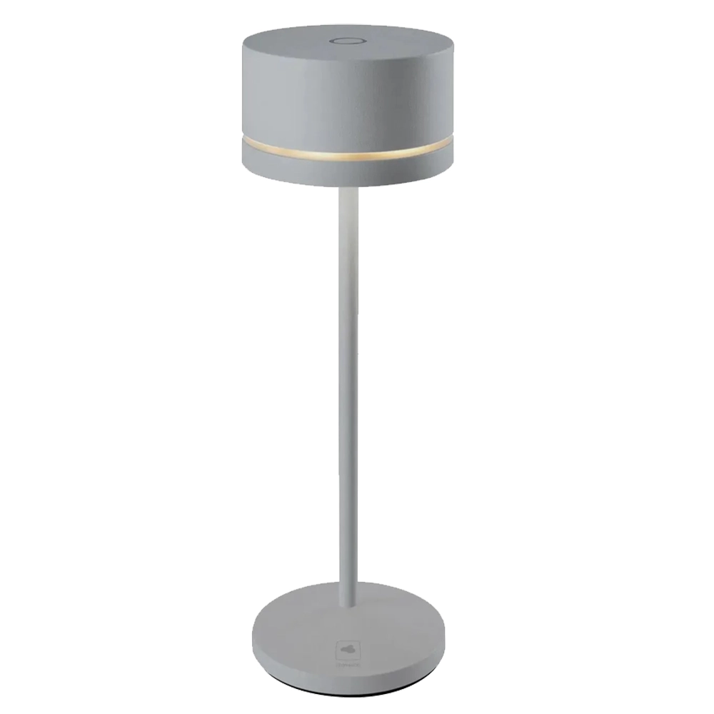 Leonardo, Table Lamp, 23.5 cm Height, Grey