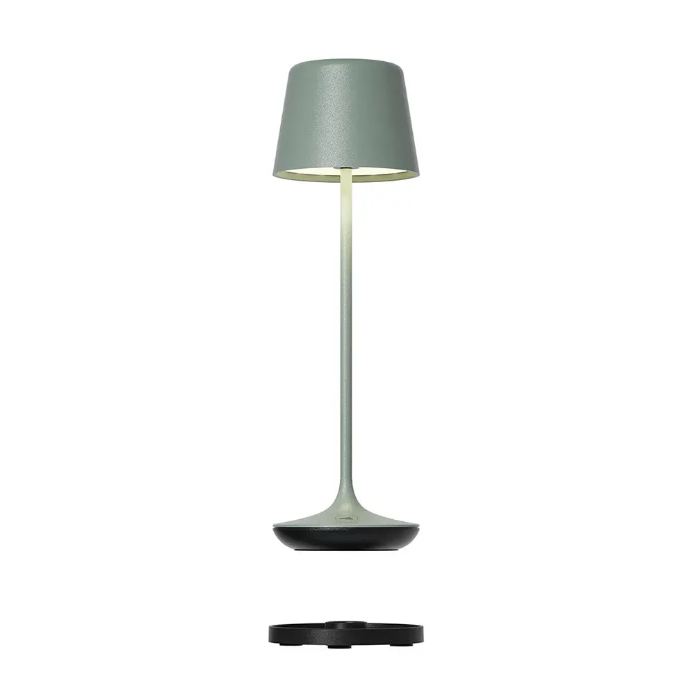 Leonardo, Table Lamp, 25 cm Height, Olive Green
